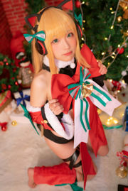 [Foto COSER selebriti internet] Blogger anime Mime Yami - Girls Frontline TMP Christmas