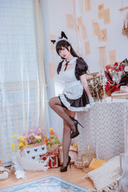 [Ảnh cosplay] Coser nổi tiếng Nizo Nisa - Cô hầu gái xanh Atago phụ thuộc của Canine