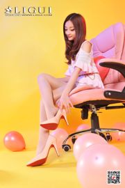 [丽柜Ligui]モデルシャオヤンミ「ピンクガール」